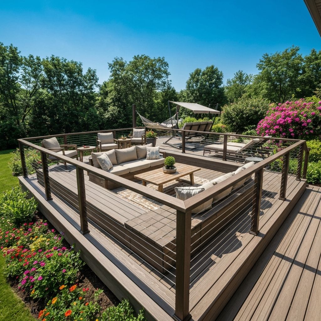 Deck Building project in Pittsburgh by ABK Unlimited