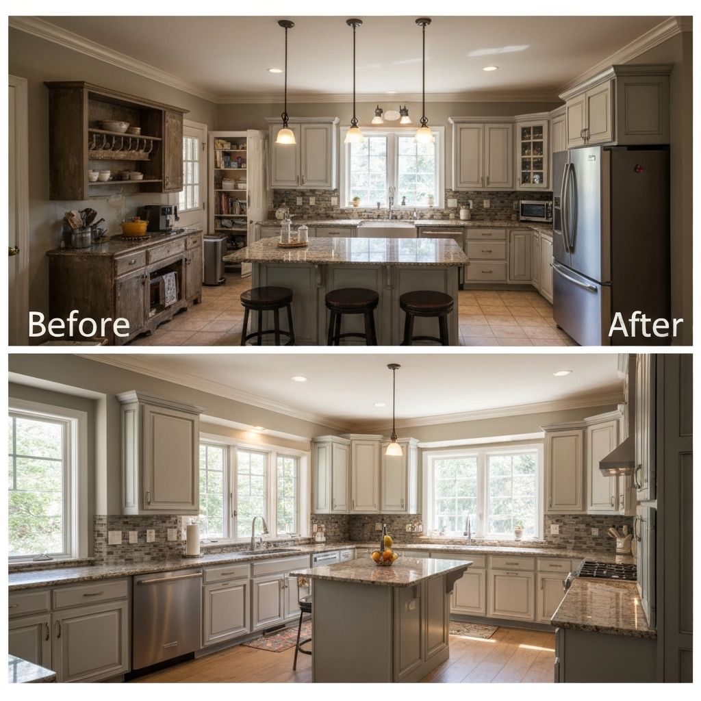 Kitchen remodeling transformation